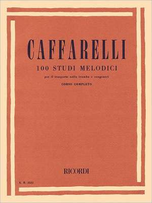 100 Studi Melodici (Melodic Studies) de Reginaldo Caffarelli