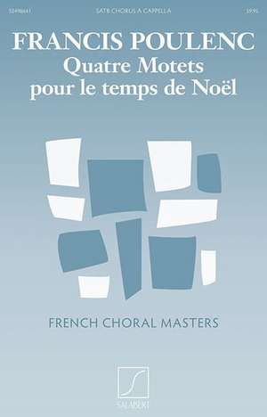 Quatre Motets Pour Le Temps de Noel de Francis Poulenc