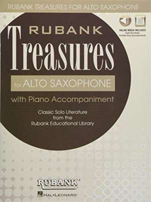 Rubank Treasures for Alto Saxophone de H. Voxman