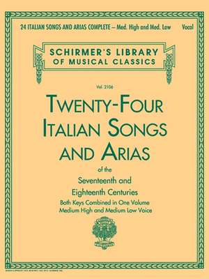 24 Italian Songs and Arias Complete