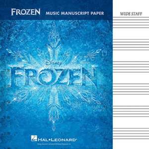 Frozen: Music Manuscript Paper de Hal Leonard Publishing Corporation