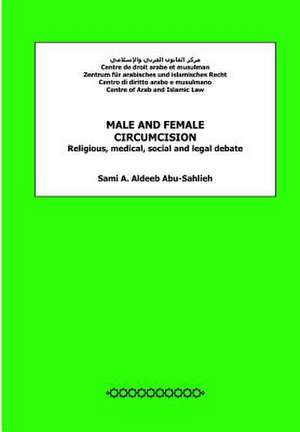 Male and Female Circumcision de Sami a. Aldeeb Abu-Sahlieh