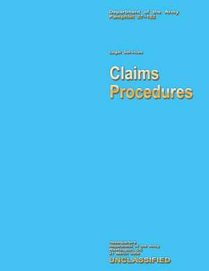 Claims Procedures de Department Of the Army