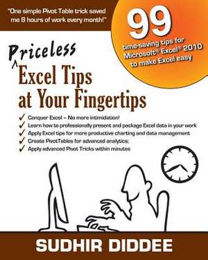 Priceless Excel Tips at Your Fingertips de Sudhir Diddee