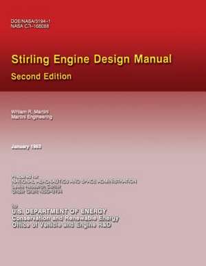 Stirling Engine Design Manual de William R. Martini