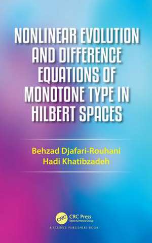 Nonlinear Evolution and Difference Equations of Monotone Type in Hilbert Spaces de Behzad Djafari Rouhani