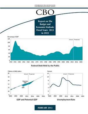 February 2013 CBO Report on the Budget and Economic Outlook de Congress of Congressional Budget Office