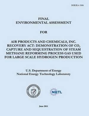 Final Environmental Assessment for Air Products and Chemicals, Inc. Recovery ACT de U. S. Department of Energy