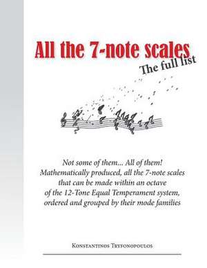 All the 7 Note Scales de Konstantinos Tryfonopoulos