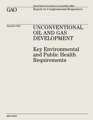 Unconventional Oil and Gas Development de U. S. Government Accountability Office