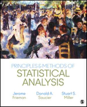 Principles & Methods of Statistical Analysis de Jerome Frieman