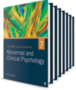 The SAGE Encyclopedia of Abnormal and Clinical Psychology de Amy E. Wenzel