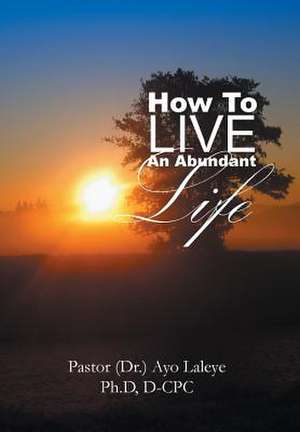 How to Live an Abundant Life de Ph. D. D-Cpc Pastor (Dr ). Ayo Laleye