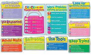 Common Core Math Strategies Bulletin Board Set de Carson-Dellosa Publishing