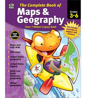 The Complete Book of Maps & Geography, Grades 3 - 6 de Thinking Kids