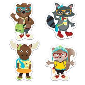 Hipster Pals Cut-Outs de Carson-Dellosa Publishing