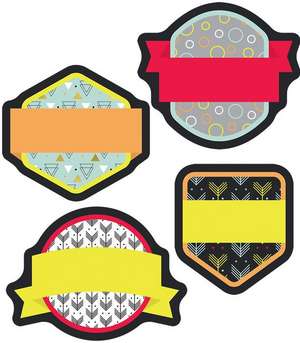 Aim High Badges Mini Cut-Outs de Carson-Dellosa Publishing