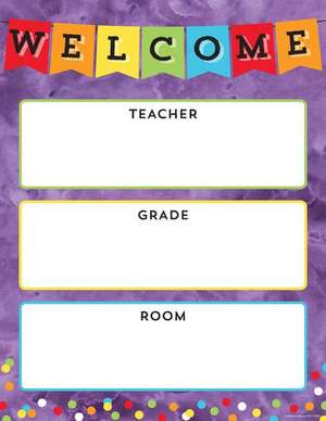 Celebrate Learning Welcome Chart de Carson-Dellosa Publishing