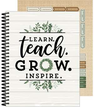 Farmhouse Teacher Planner de Carson Dellosa Education