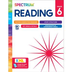 Spectrum Reading Workbook, Grade 6 de Spectrum