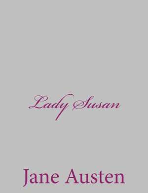 Lady Susan de Jane Austen