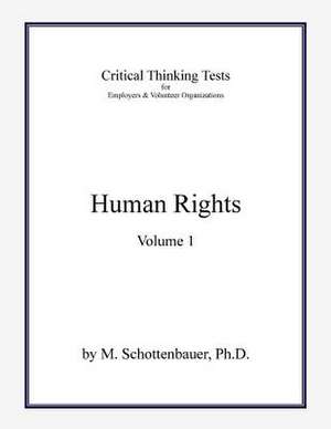 Critical Thinking Tests de M. Schottenbauer