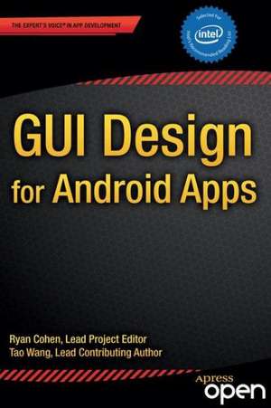 GUI Design for Android Apps de Ryan Cohen