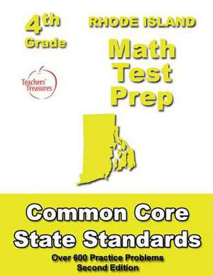 Rhode Island 4th Grade Math Test Prep de Teachers' Treasures