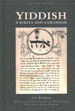 YIDDISH de S.A. Birnbaum