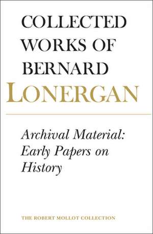 Archival Material de Lonergan Research Institute