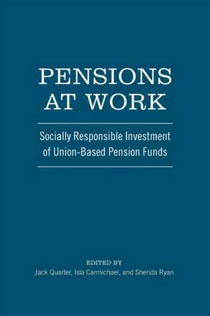 Pensions at Work de Sherida Ryan