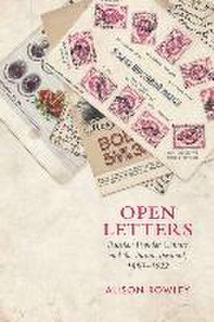 Open Letters de Alison Rowley