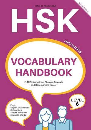 Hsk Vocabulary Handbook de Fltrp International Chinese Research and Development Center N/A