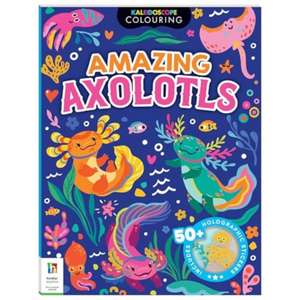 Kaleidoscope Sticker Colouring Awesome Axolotls de Hinkler Pty Ltd