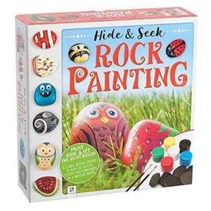 Hide and Seek Rock Painting Kit (tuck box) de Hinkler Pty Ltd