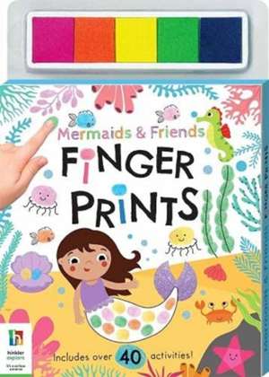 Mermaids & Friends Finger Prints Kit de Hinkler Pty Ltd