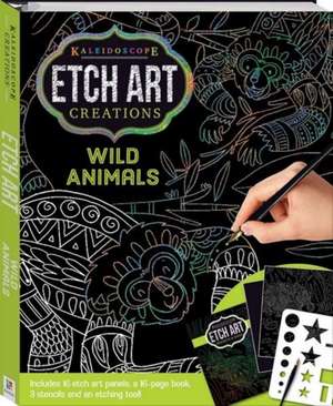 Kaleidoscope Etch Art Creations: Wild Animals and More de Hinkler Pty Ltd