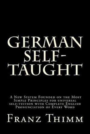 German Self-Taught de Franz Thimm