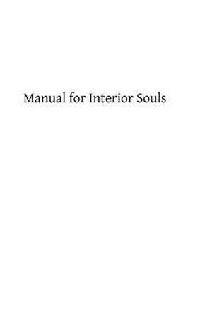 Manual for Interior Souls de Rev Father Grou