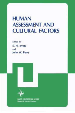 Human Assessment and Cultural Factors de John W. Berry