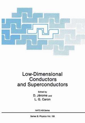 Low-Dimensional Conductors and Superconductors de D. Jerome