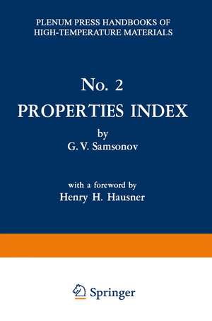 Properties Index de G. V. Samsonov