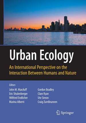 Urban Ecology: An International Perspective on the Interaction Between Humans and Nature de Eric Shulenberger