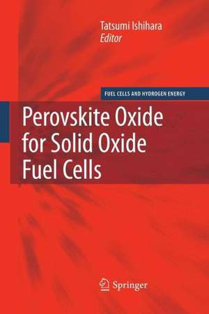 Perovskite Oxide for Solid Oxide Fuel Cells de Tatsumi Ishihara