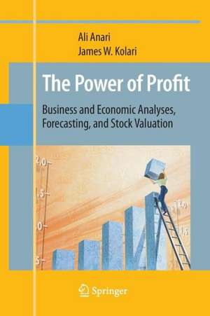 The Power of Profit: Business and Economic Analyses, Forecasting, and Stock Valuation de Ali Anari