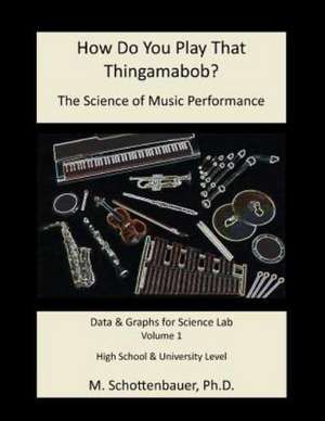 How Do You Play That Thingamabob? the Science of Music Performance: Data and Graphs for Science Lab de M. Schottenbauer