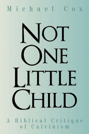 Not One Little Child de Michael Cox