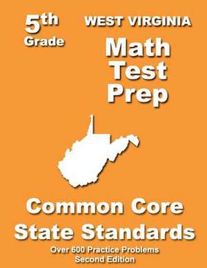 West Virginia 5th Grade Math Test Prep de Teachers' Treasures