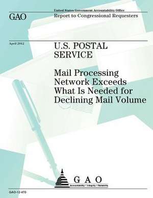 U.S. Postal Service de U S Government Accountability Office