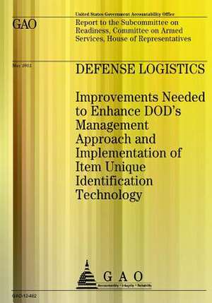 Defense Logistics de U S Government Accountability Office